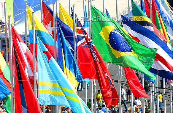Bandeiras de diversos países
